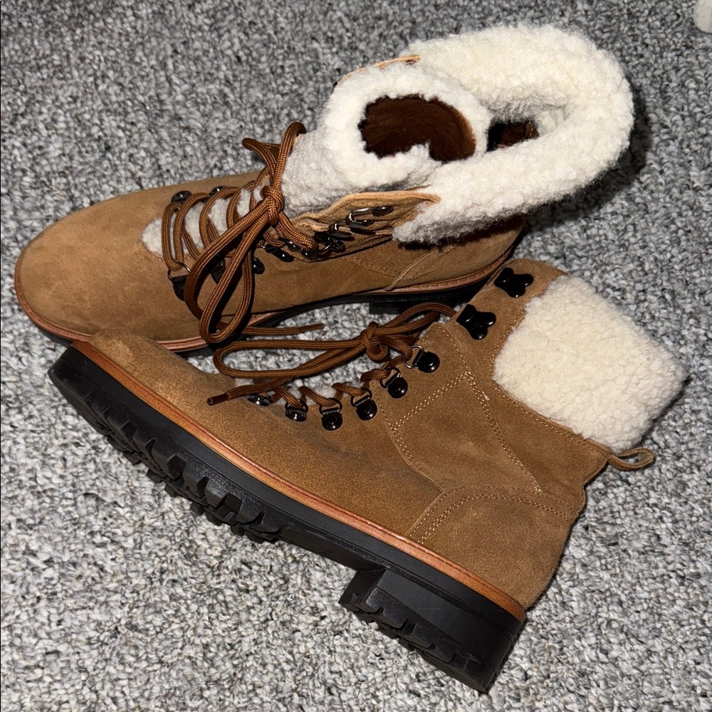 Women's Brown Suede Ankle Boots